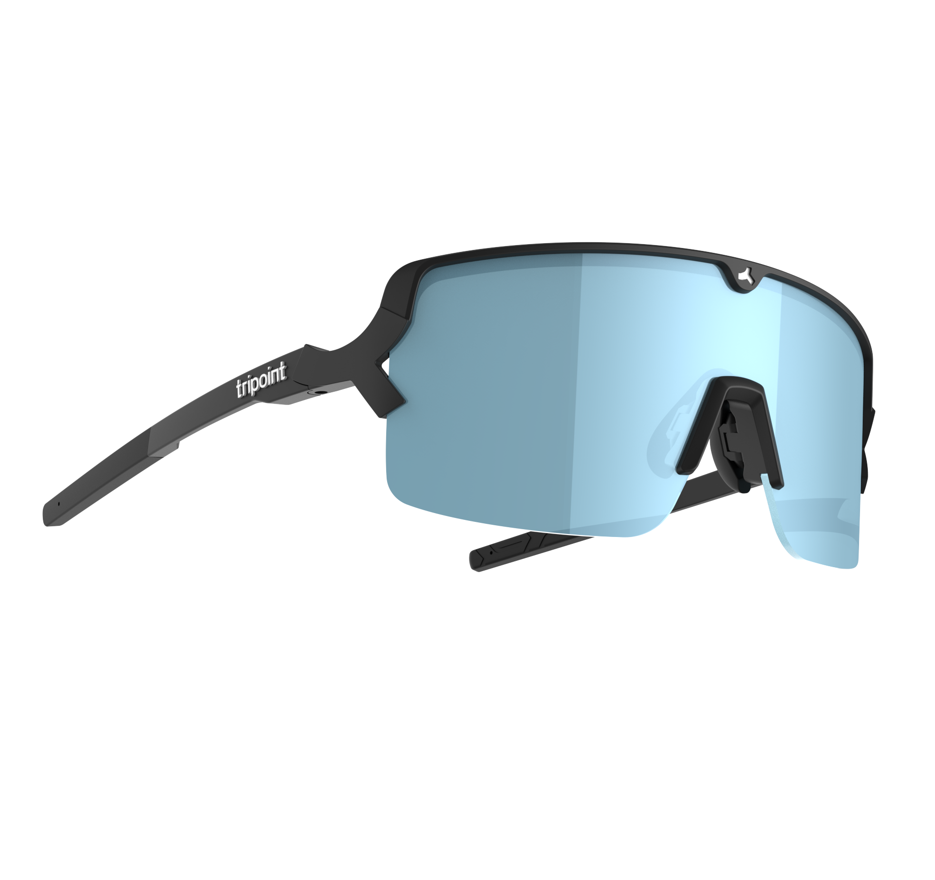 009 Lake Prespa Small (Matt Black / Smoke/Ice Blue Multi)