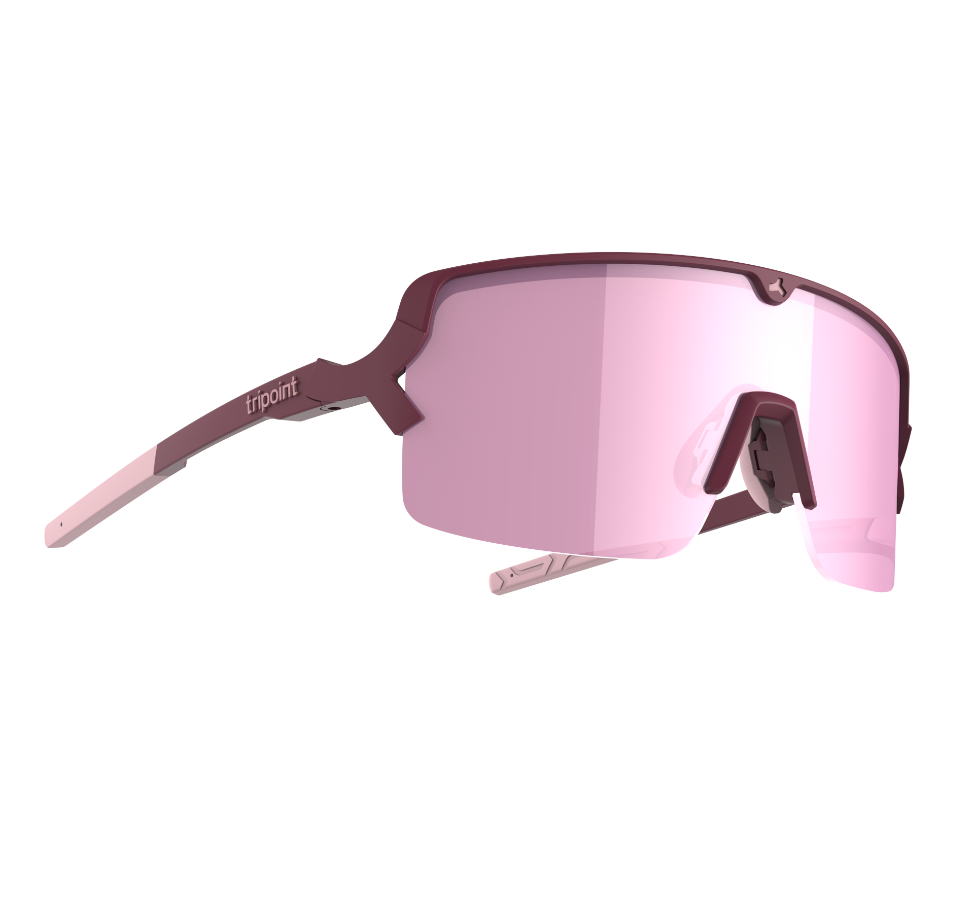 009 Lake Prespa Small (Matt Burgundy/ Brown/Pink Multi)