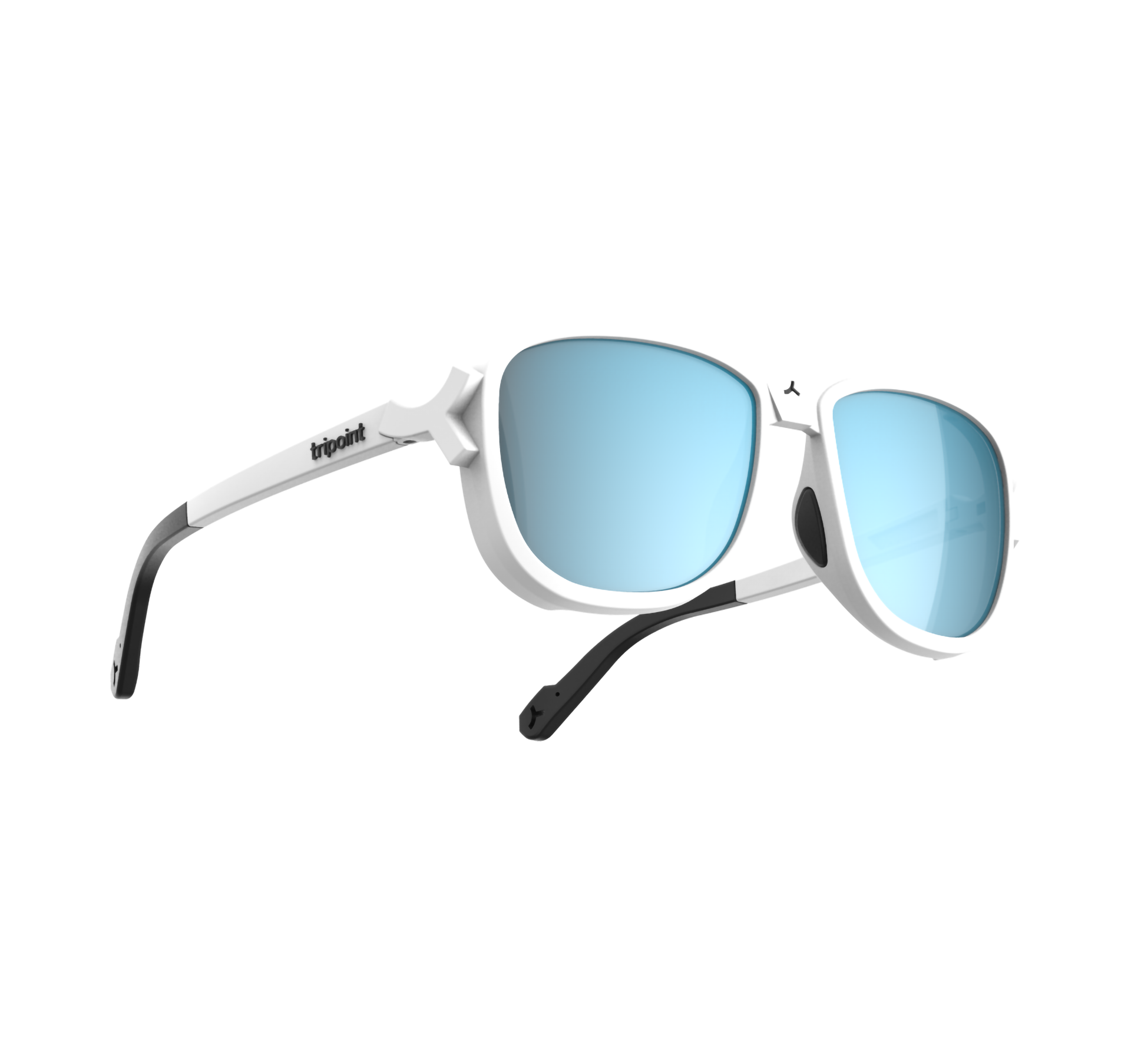 010 Visviri (Matt White / Smoke/Blue Multi)